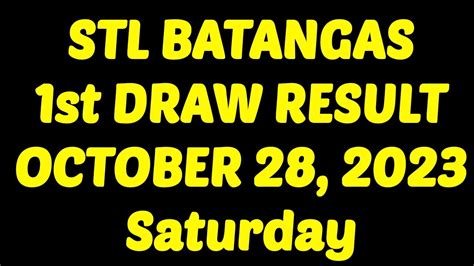 stl jueteng result today|STL Batangas Online .